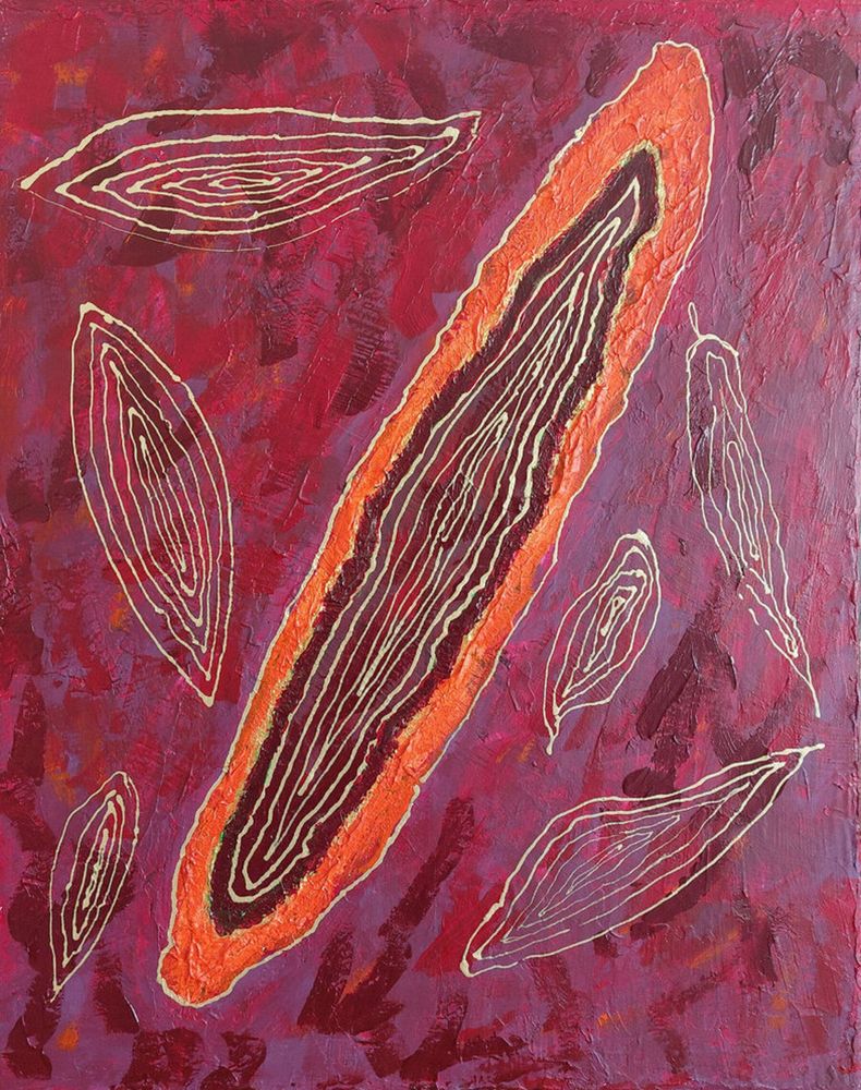 Abstract #5 Burning desire by Mieke Van Cauter