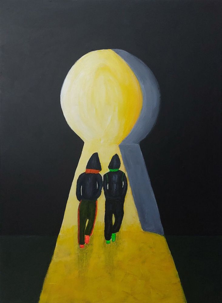 Running to the light by Mieke Van Cauter