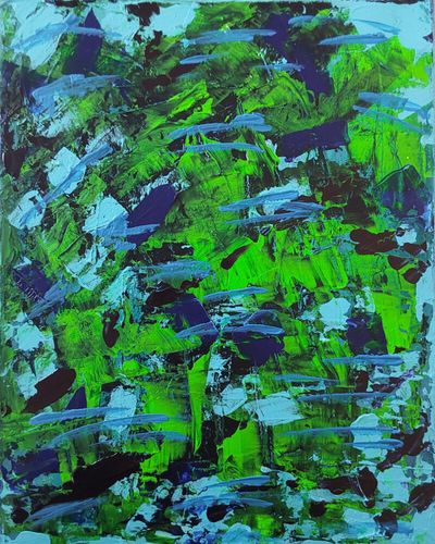 Painting from Mieke Van Cauter’s Abstraction.