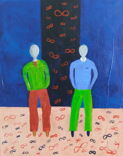 Painting from Mieke Van Cauter’s Infinity.
