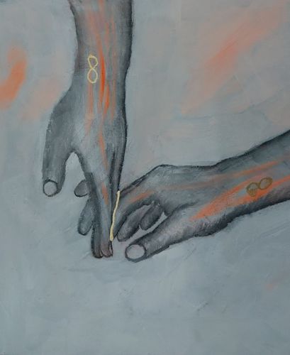 Painting from Mieke Van Cauter’s Infinity.