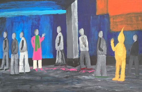 Painting from Mieke Van Cauter’s The Art of Being.