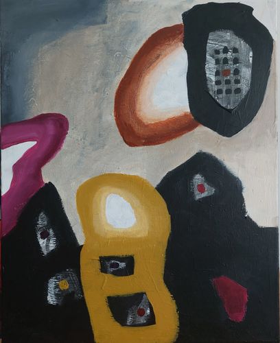 Painting from Mieke Van Cauter’s Abstraction.