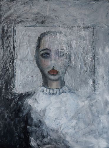 Painting from Mieke Van Cauter’s Portraits.