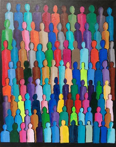 Painting from Mieke Van Cauter’s Diversity.