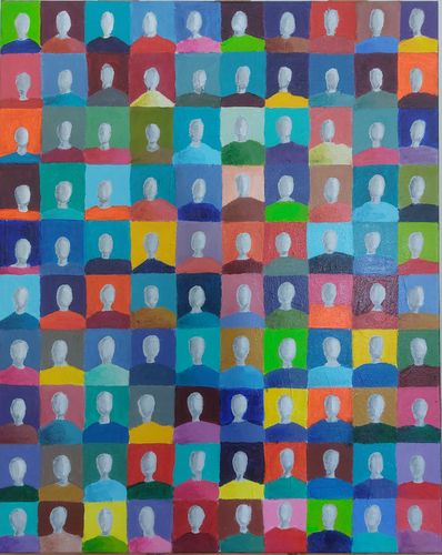 Painting from Mieke Van Cauter’s Diversity.
