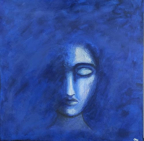 Painting from Mieke Van Cauter’s Portraits.